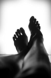 Feet silhouette